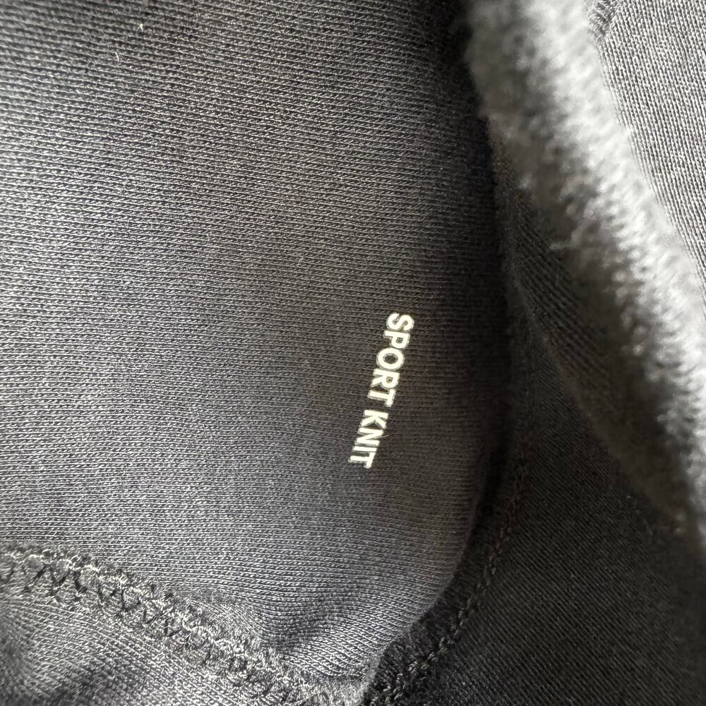 Lands' End Pull On Pants Black Sport Knit Wide Leg Size Large Tall Elastic Waist - Picture 5 of 13